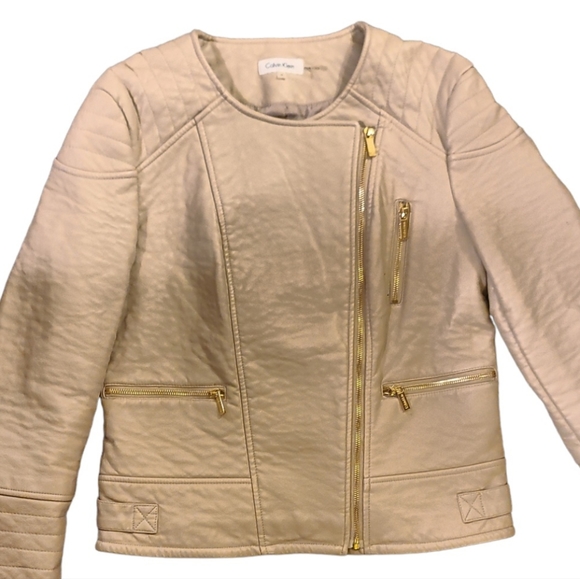Jacket Moto By Calvin Klein In Navy, Size: S main image 1